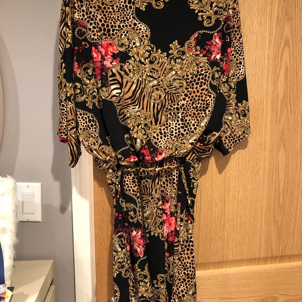 Colorful Thalia Sodi sexy dress